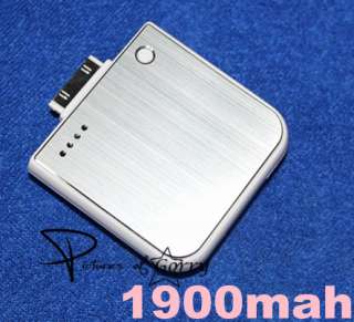1900mah External Portable backup Battery Charger For iPhone 4 4G 4S 