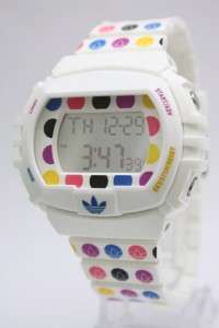 Adidas NYC Digital Chrono Multicolor Candy Rubber Band Watch 50mm x 