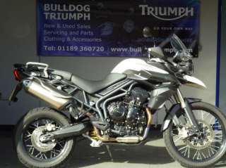 TRIUMPH TIGER 800 XC ABS IN CRYSTAL WHITE  