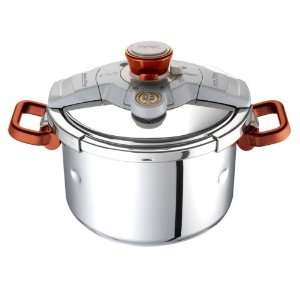 18/10 Stainless steel pressure cooker Diffusal base Vitamin retaining 