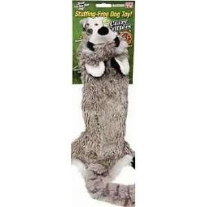  As Seen on TV Crazy Critter Stuffing Free Dog Toy (Racoon 