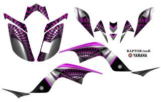 YAMAHA Raptor 700 Atv Quad Graphics Decal Kit Hot Pink  