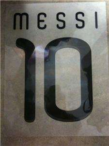 Argentina MESSI Iron ON Jersey name & Number AUTHENTIC  