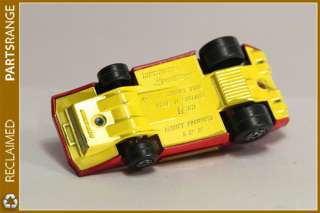 Blaze Trailer fire Chief Matchbox SpeedKings K 40 1971 Collectable 