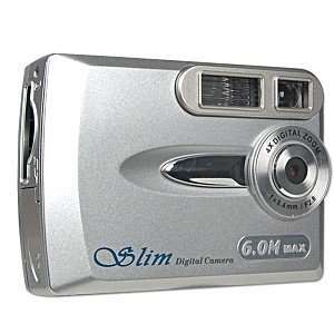  3.1MP (6.0MP Interpolated) 4x Digital Zoom Camera (Silver 