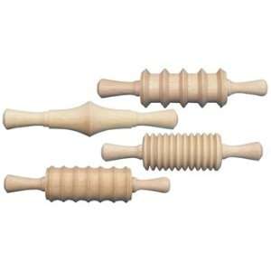  7 Pack CHENILLE KRAFT COMPANY CLAY ROLLING PINS SET OF 4 