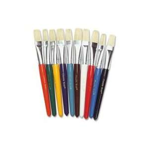  Chenille Kraft Colored Handle Flat Bristle Brushes Office 