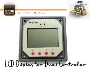 Remote LCD Display for Dual Battery Solar Controller  