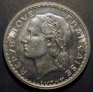   5 Francs Lavrillier 1935. [n°307]