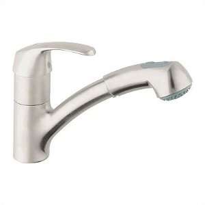  Grohe Alira Stainless Steel Pull Out Kitchen Faucet 