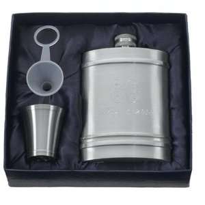 Arlington Pewter Hip Flask Gift Set 