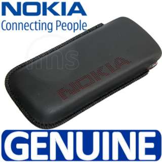 London Magic Store   Genuine Nokia Black Leather Pouch Case Cover For 