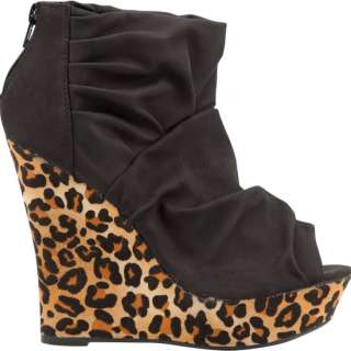 FAHRENHEIT Anette Leopard Wedge Womens Shoes 186690100  heels 