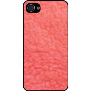 Pink Sherpa Fleece Look Rubber Black iphone Case (with bumper) Cover 