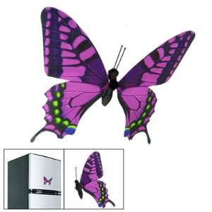 Amico Purple Butterfly Fridge Magnet Refrigerator Door Sticker  