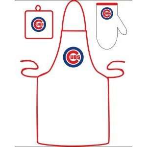  Chicago Cubs Grilling Apron Set