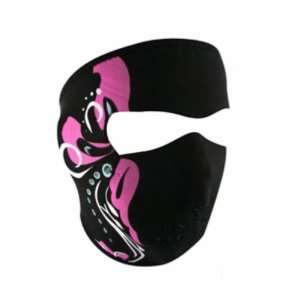 Neoprene Mardi Gras Design Full Face Mask Sports 