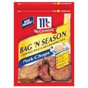 McCormick Bag 'n Season Pork Chops Cooking Bag & Seasoning Mix 1.06 oz (Pack of 6)