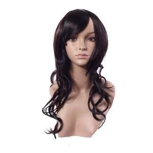  long straight hair with oblique fringe fashion full caps wigs Beauty
