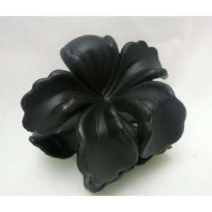  Black Flower Hair Claw 