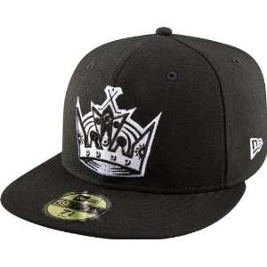  NHL Los Angeles Kings Basic Black and White 59Fifty Cap 