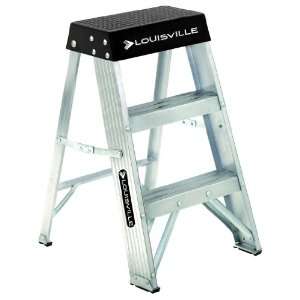   Ladder AS3002 300 Pound Duty Rating Aluminum Stepladder, 2 Foot Home