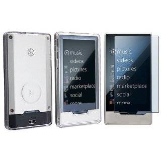 Clear Hard accessory case for Zune HD+Screen Protector by eForCity