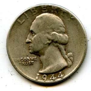  1944 U. S. Washington Silver Quarter 