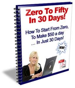 How To Go From Zero To $50 Per Day In 90 Days (CD ROM)  