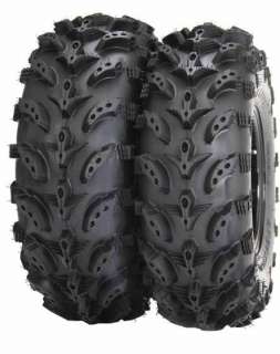   Matte 12 ATV Wheels on Swamp Lite 26 Tires for Suzuki Vinson 500 SRA