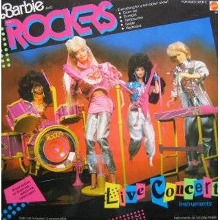Barbie and The ROCKERS LIVE CONCERT INSTRUMENTS Play Set w DRUM SET 