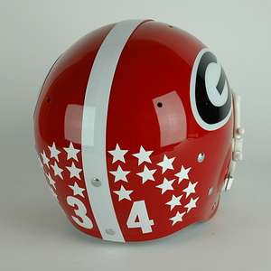 Georgia Bulldogs RK Football Helmet History 6 Models  