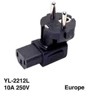  SHUCKO Europe 3 prong plug to C5 3 prong receptacle 