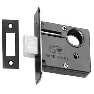   TNIBG Black 2 1/2 Backset Mortise Deadbolt