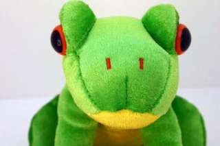 ABC Build A Bear Tree Frog Girl Scout Plush Stuffed Green Orange 