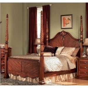  Accent Furniture Wyndham Collection King Size Poster Bed 
