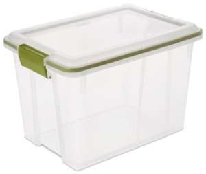 Storage Box Plastic Container Bin Organizer with Lid  