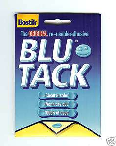 Genuine Bostick BLU TACK Acoustic Putty/Adhesive  