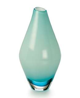   Ice Blue Vase, 11.25   Art Glass Home Decor   for the homes