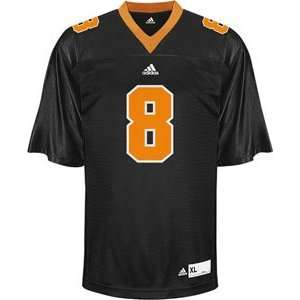  Tennessee #8 Adidas Replica Football Jersey (Black 