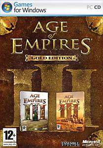 AGE OF EMPIRES III 3 Gold Edition PC GAME SEALED NEW 882224531108 