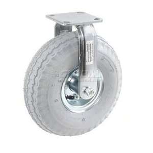  Rigid Plate Caster 10 Full Pneumatic Wheel 330 Lb 