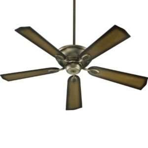 Kingsley Ceiling Fan by QuorumR060892 Finish and BladeAntique Silver 