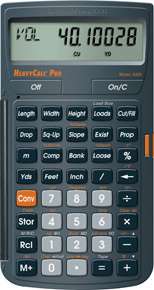HeavyCalc Pro 4325 Heavy Construction Math Calculator  