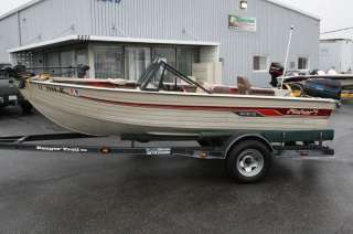 1988 Fisher 1600 16 Fishing Boat Bass Aluminum w/ 50hp Force  NO 