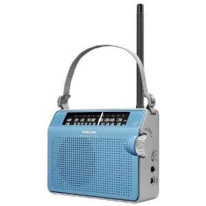  Sangean Pr d6bu Am/fm Compact Analog Radio [blue]  