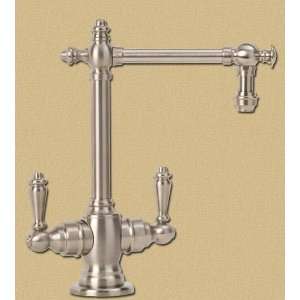   Straight Spout Lever Handle Hot Cold American Bronze
