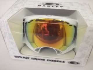   Splice Snow Goggles Polished White Fire Iridium snowboard ski 2012 new