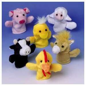  Farm Animal Finger Puppets Toys & Games