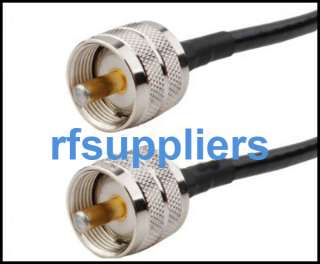 UHF PL259 to PL259 Wireless Antenna Cable LMR/KSR195 1M  
